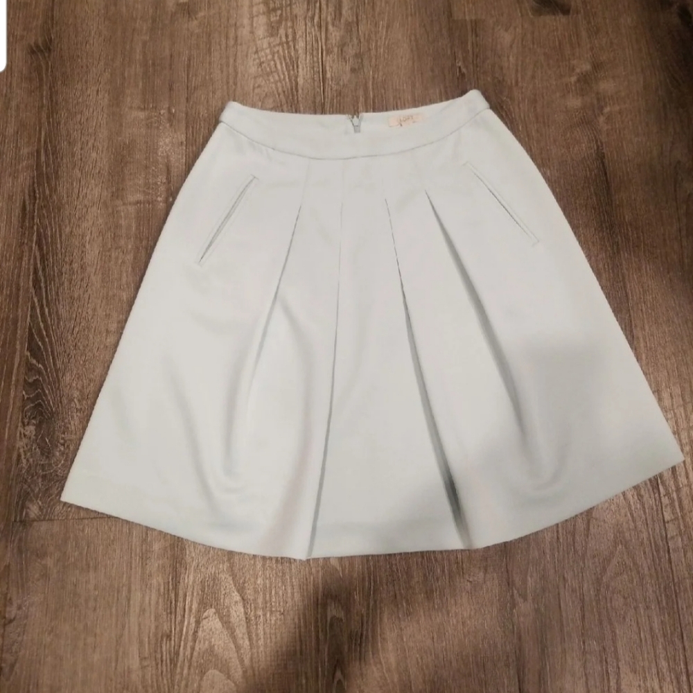 LOFT light blue skirt